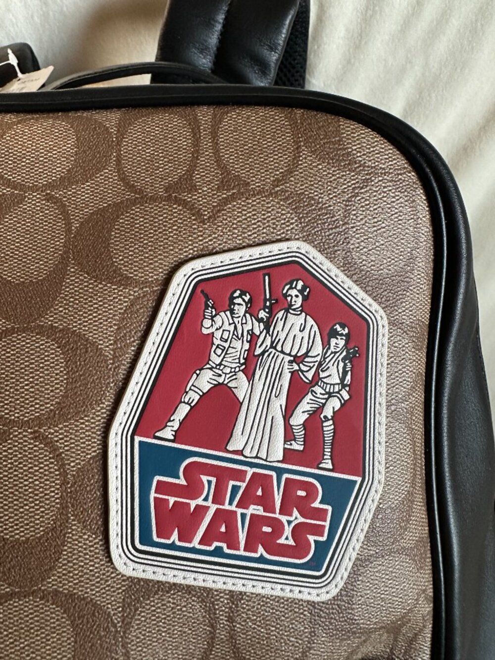 NWT! RARE! Coach X Star Wars Westway Backpack In Signature Canvas With Patches - Picture 2 of 15